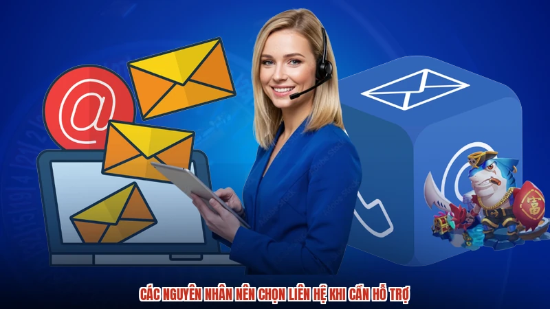 Các nguyên nhân nên chọn liên hệ khi cần hỗ trợ