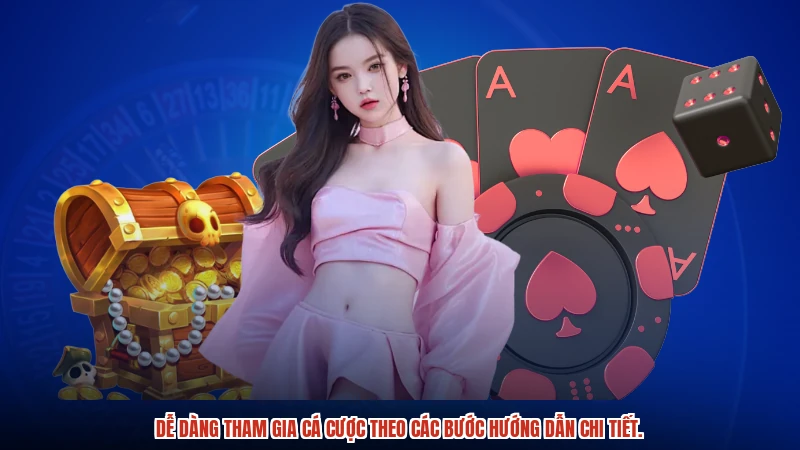 Dễ dàng tham gia cá cược theo các bước hướng dẫn chi tiết.