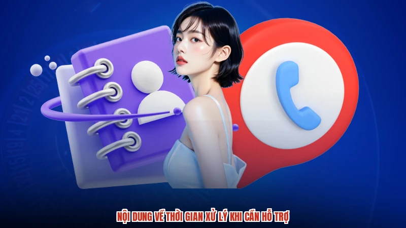 Nội dung về thời gian xử lý khi cần hỗ trợ